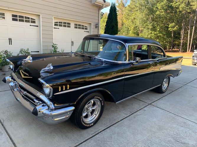 1957 Chevrolet Bel Air 2dr post