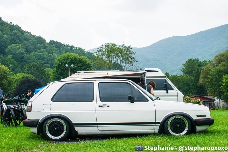1986 Volkswagen GTI red and black