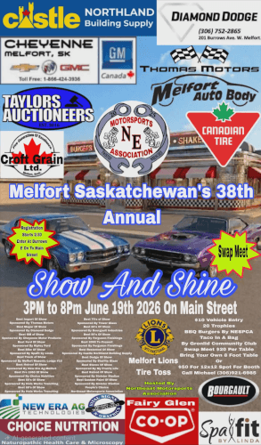 Melfort Saskatchewan's 38th Annual Show & Shine