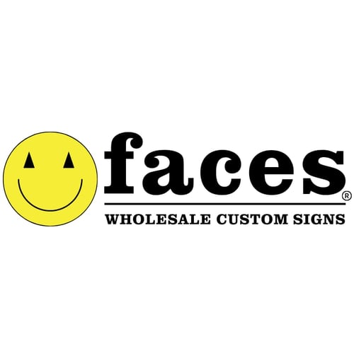 Faces Wholesale Sign Manufacturer logo