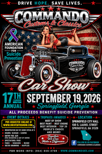 17th Annual Commando Customs & Classics Car Show