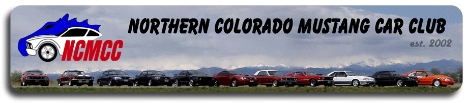 Northern Colorado Mustang Car Club (NCMCC) logo