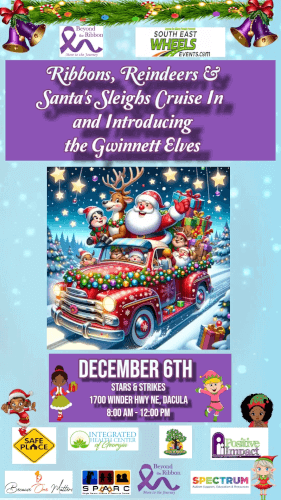 Ribbons, Reindeers and Santa's Sleighs Cruise In