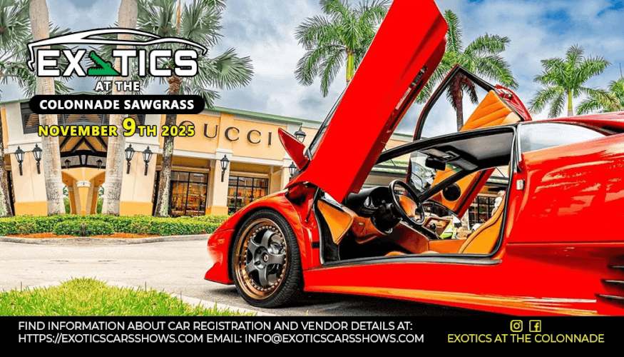 Exotics at The Colonnade at Sawgrass  2025